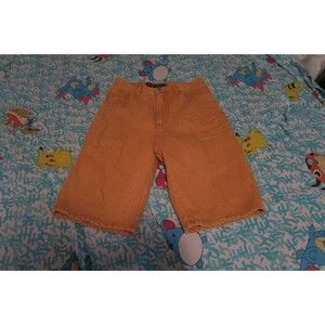 VTG 90s Maneuvers Mens Sz 30 Acid Wash Orange Denim Jean Dad Shorts Skate Grunge